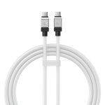 Baseus Cable CoolPlay Series Type-C to Type-C 5A 100W 1m, White (Damaged Boxes)