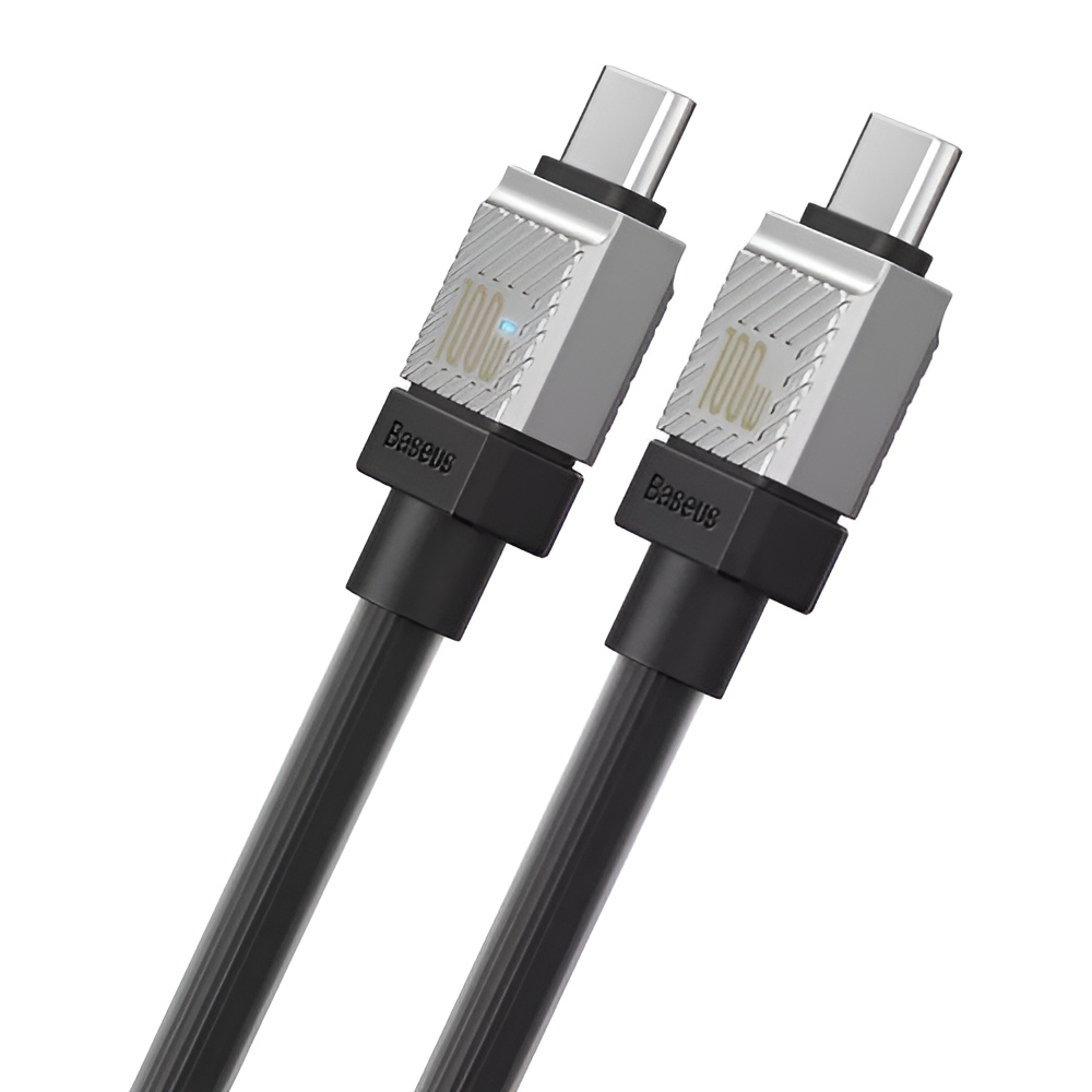 Baseus Cable CoolPlay Series Type-C to Type-C 5A 100W 2m, Black - Image 2