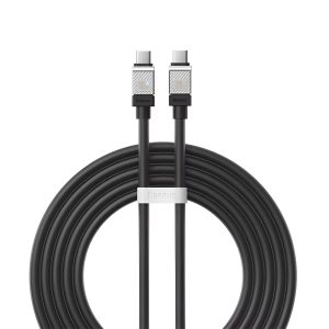 Baseus Cable CoolPlay Series Type-C to Type-C 5A 100W 2m, Black (Damaged Boxes)