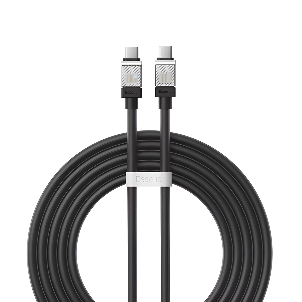 Baseus Cable CoolPlay Series Type-C to Type-C 5A 100W 2m, Black (Damaged Boxes)