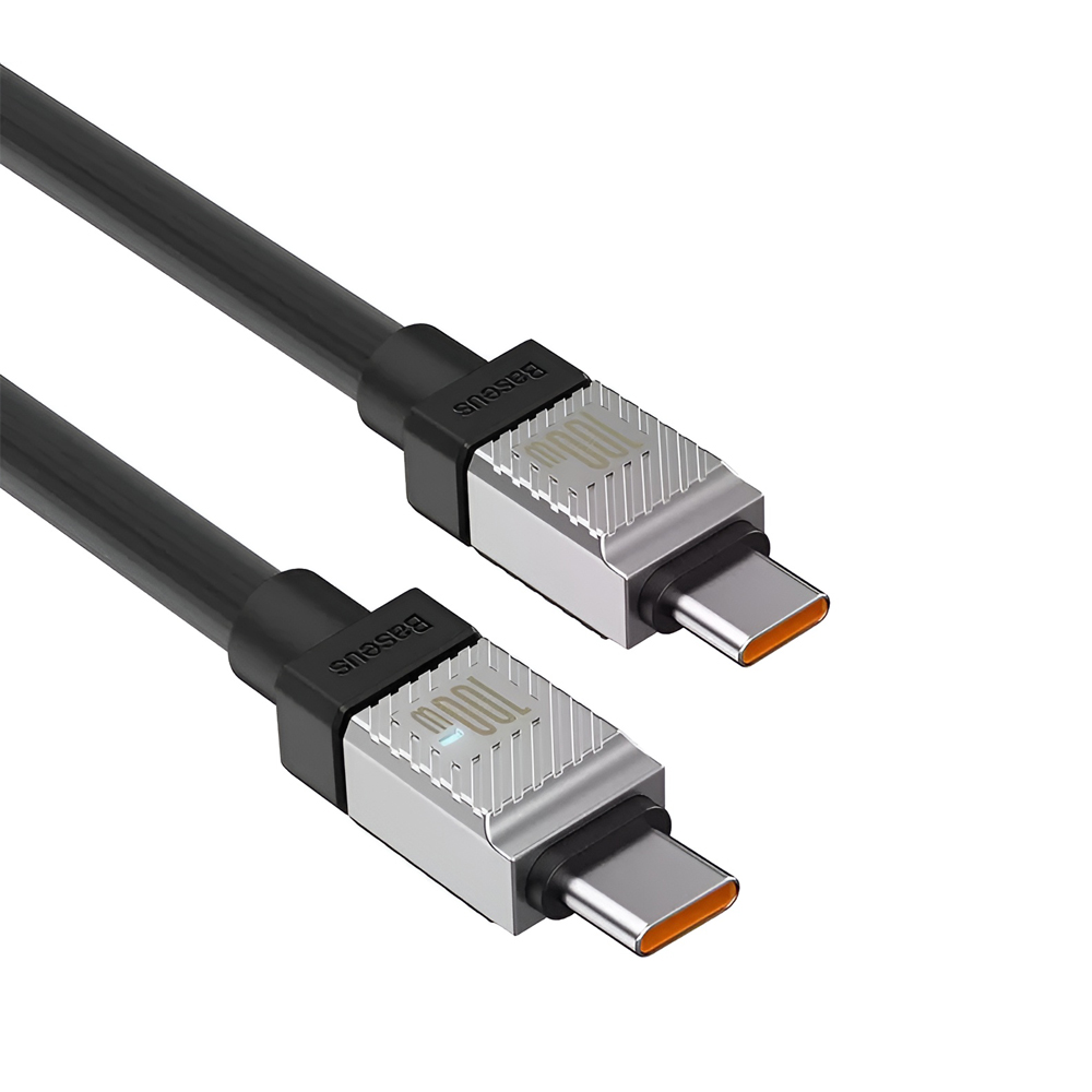 Baseus Cable CoolPlay Series Type-C to Type-C 5A 100W 2m, Black (Damaged Boxes) - Image 2