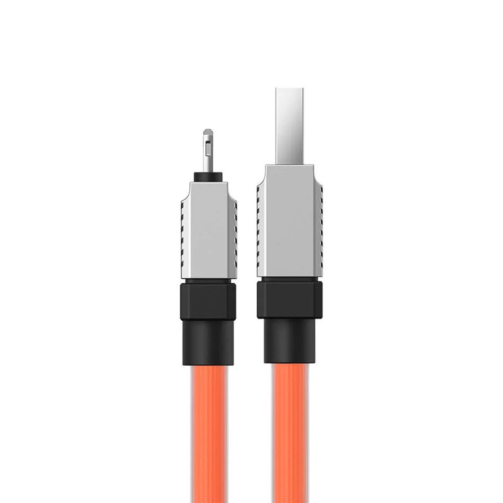 Baseus Cable CoolPlay Series USB-A to Lightning 2.4A 12W 1m, Orange - Image 3