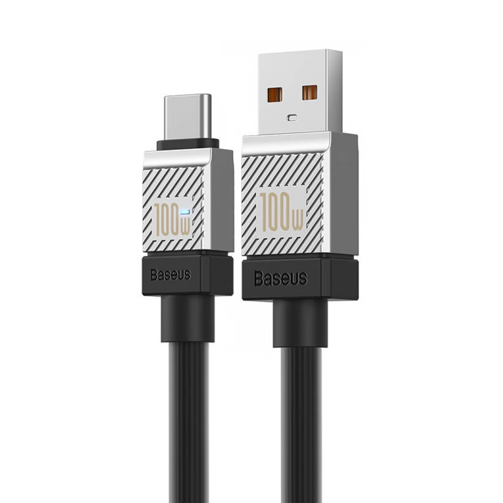 Baseus Cable CoolPlay Series USB-A to Type-C 5A 100W 2m, Black - Image 2