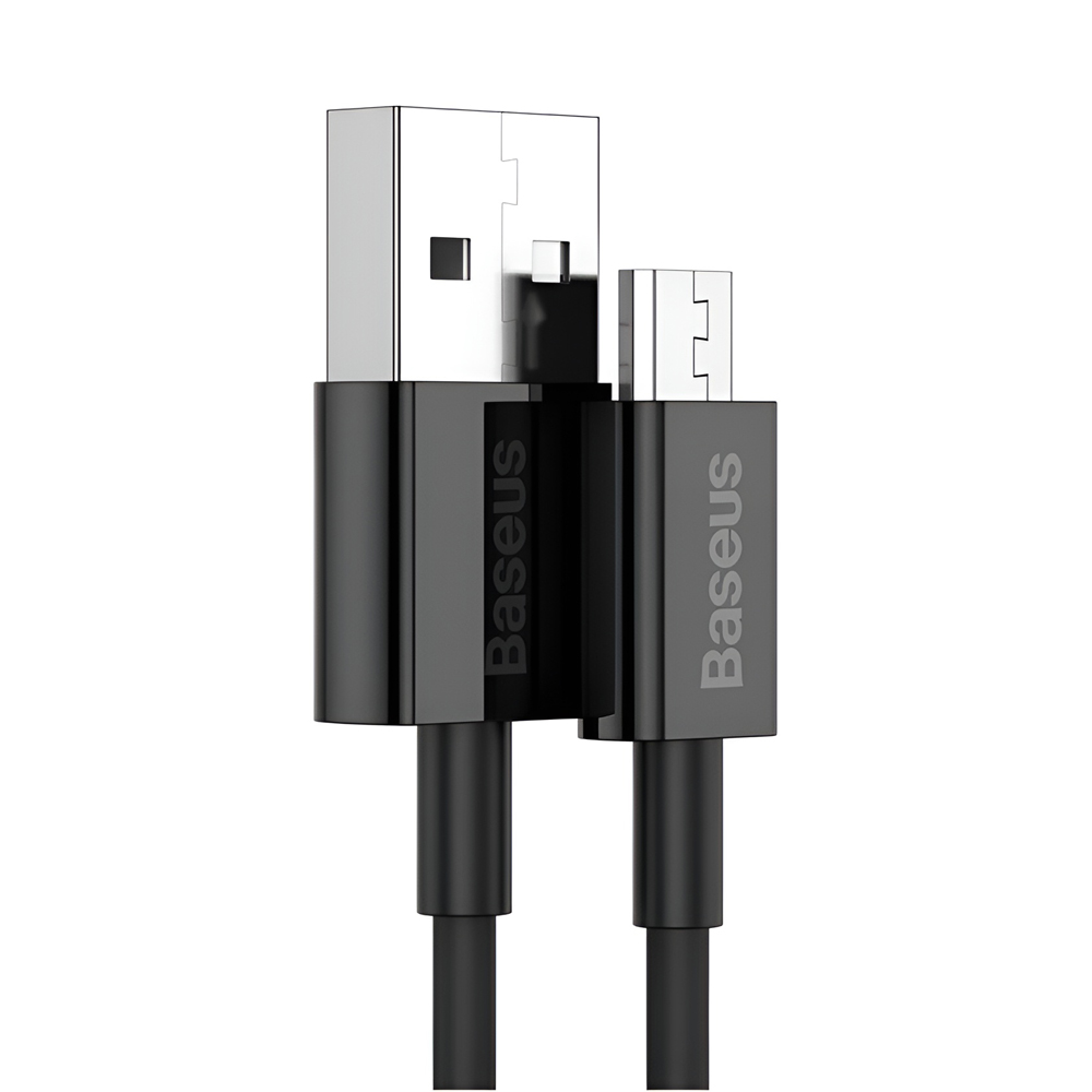 Baseus Cable USB to Micro USB 2A 2m Superior Series, Black - Image 2