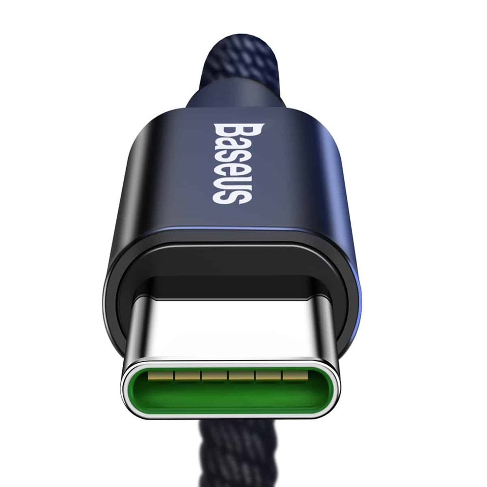 Baseus Cable USB to Type-C Double Fast Charging 5A 1m, Black - Image 3