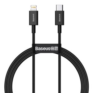 Baseus Cable Type-C to Lightning Superior Series Fast Charging PD 20W 1m, Black