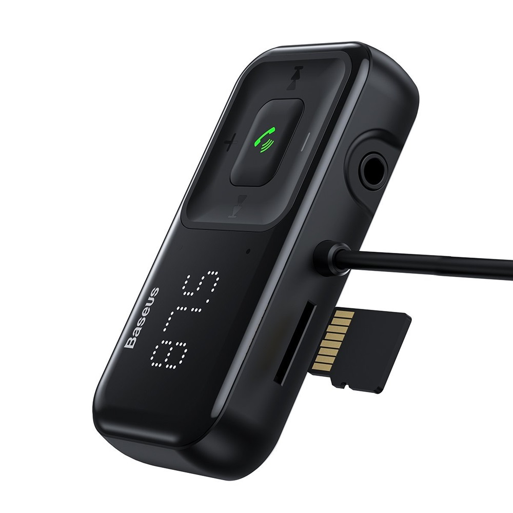 Baseus Car Charger MP3 Typed S-16 2xUSB 3.1A, Black - Image 2