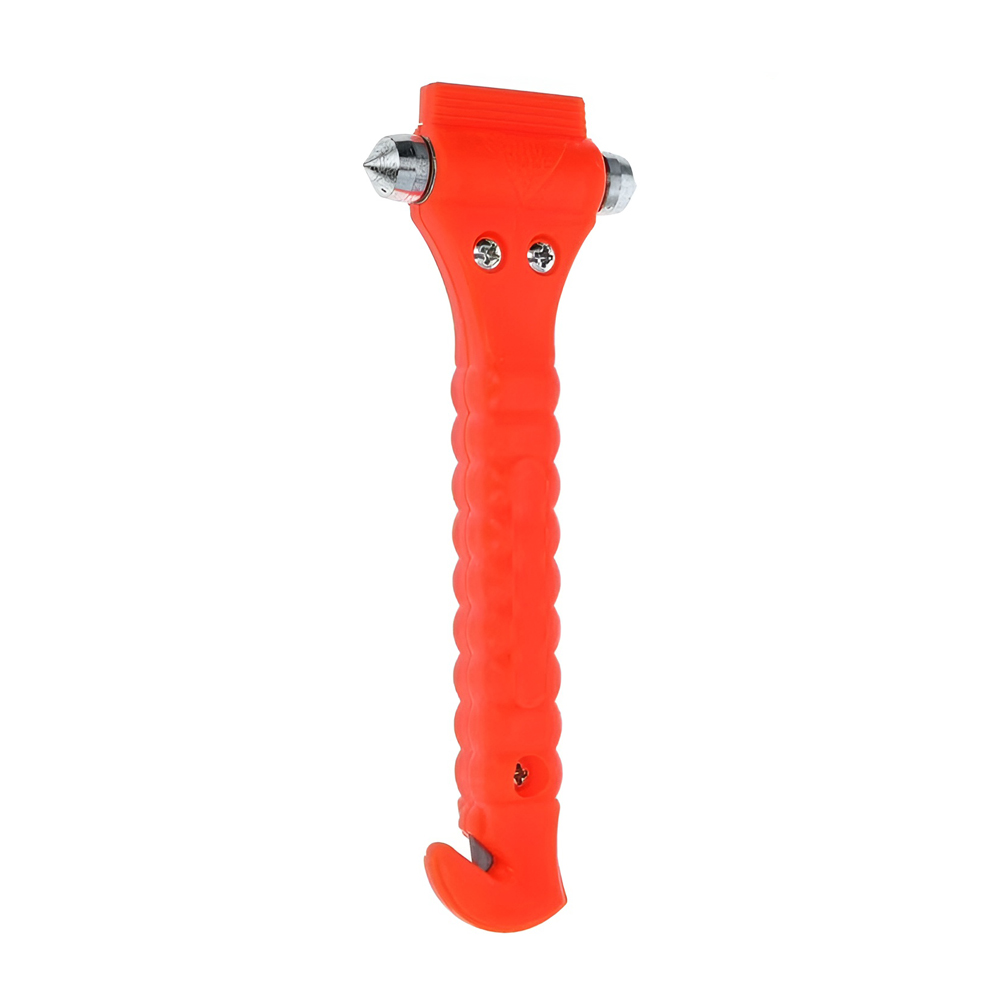 Car Emergency Safety Escape Hammer and Seatbelt Cutter 2 in 1, Red - Image 2