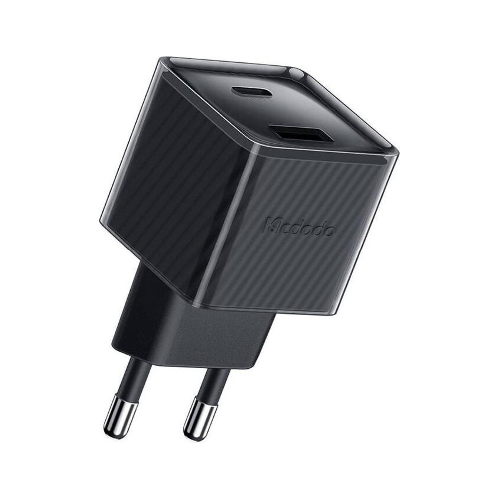 Mcdodo GAN Series 1*USB-A+1*Type-C 33W, Black - Image 3
