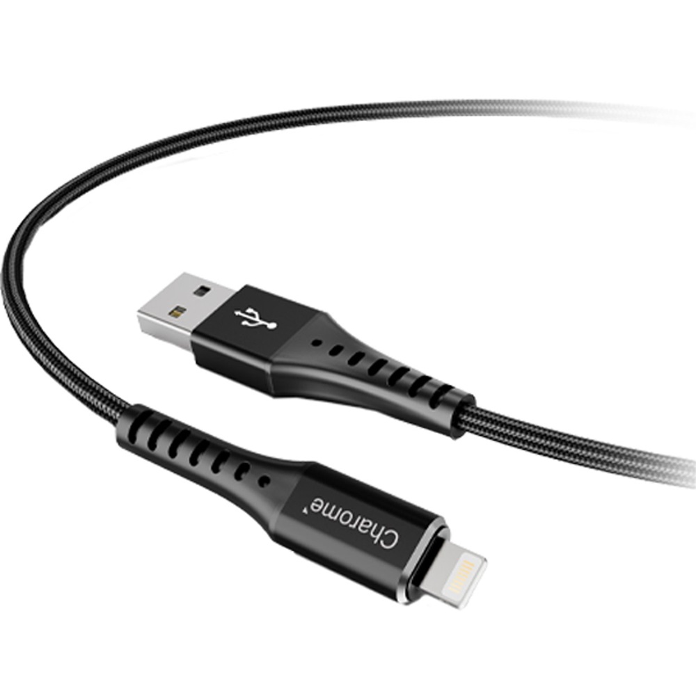 Charome Cable USB to Lightning C22-03, Black - Image 2