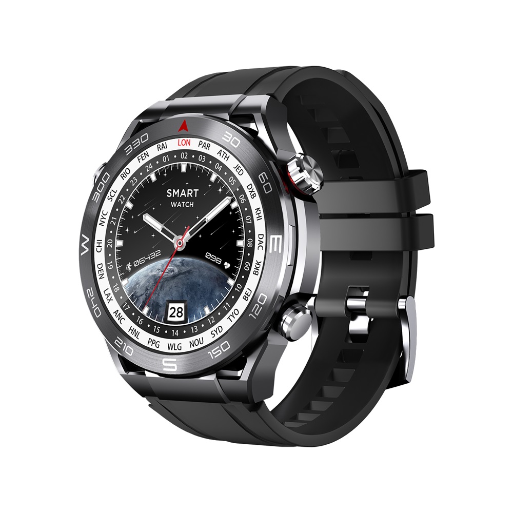 Charome Smart Watch HD Call T11 Amoled Display, Black - Image 3