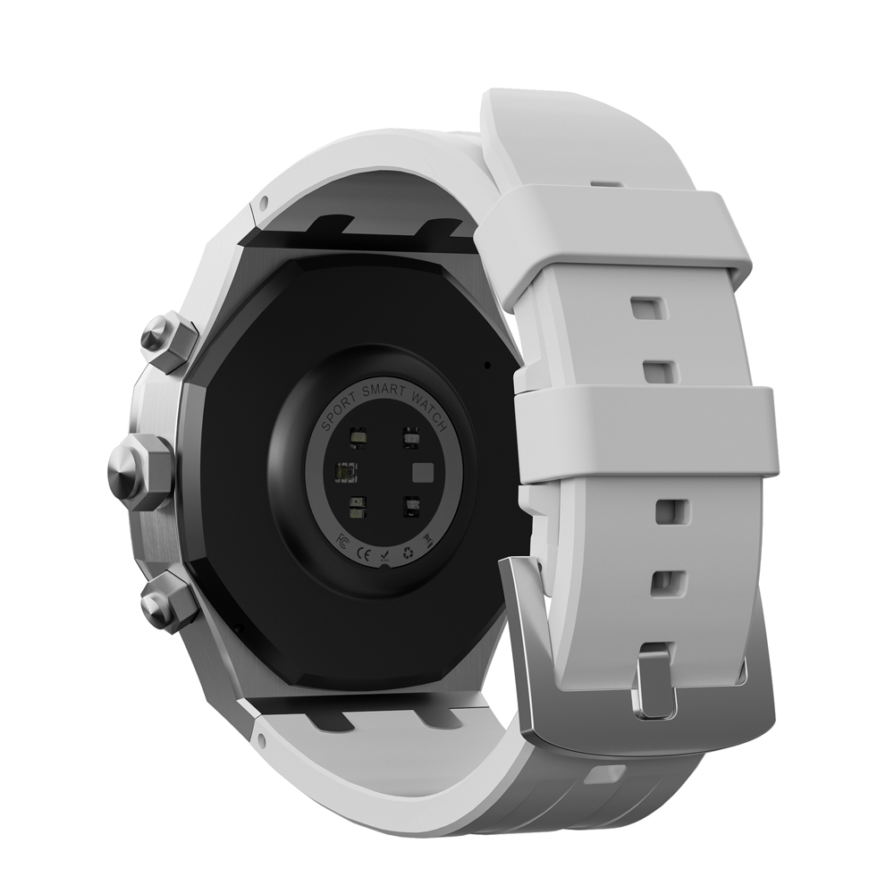 Charome Smart Watch HD Call T12 Amoled, Silver - Image 4