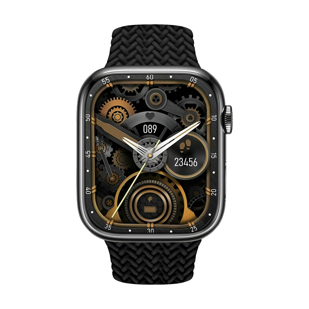 Charome Smart Watch HD Call T9 Amoled, Black - Image 2