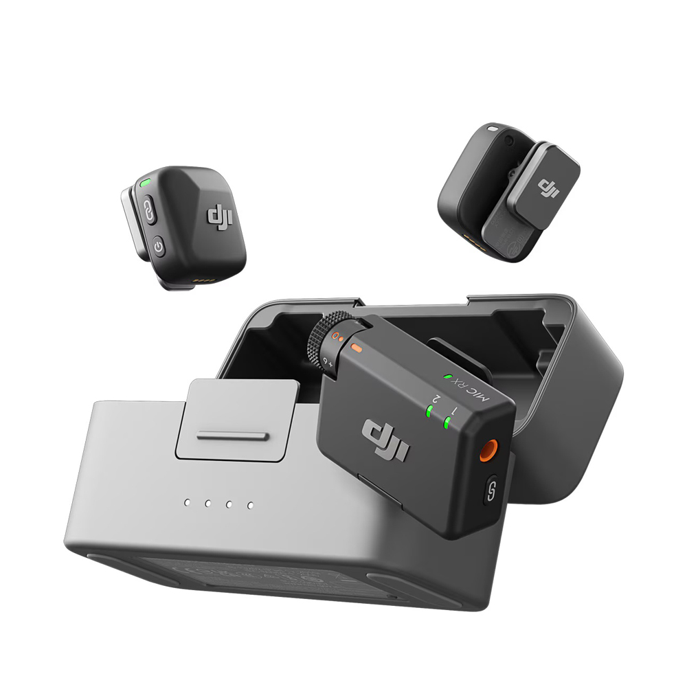 DJI Mic Mini (2 TX + 1 RX+ Charging case) Wireless Lavalier Microphone - Image 2