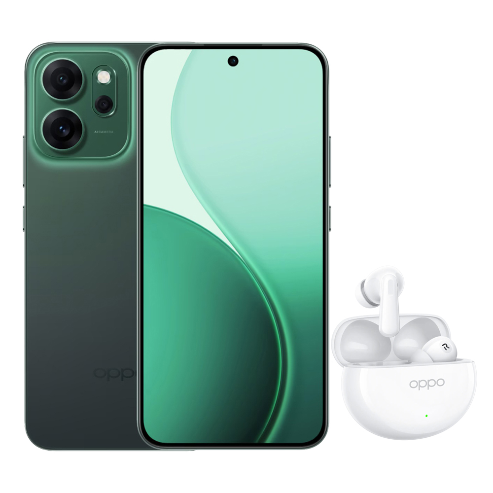 OPPO Reno 14FS 5G 12/512GB Luminous Green + Oppo TWS Headphones Enco Air 4