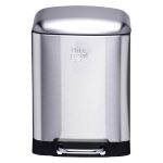 Dirt Devil Pedal Bin 6 L Soft Close Silver DDPBIN6
