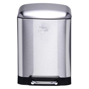 Dirt Devil Pedal Bin 6 L Soft Close Silver DDPBIN6