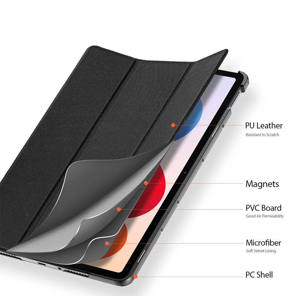DUX DUCIS Tablet Case Xiaomi Redmi Pad 2 Pro 12.1 / Redmi Pad Pro / Poco Pad DOMO, Black - Image 3