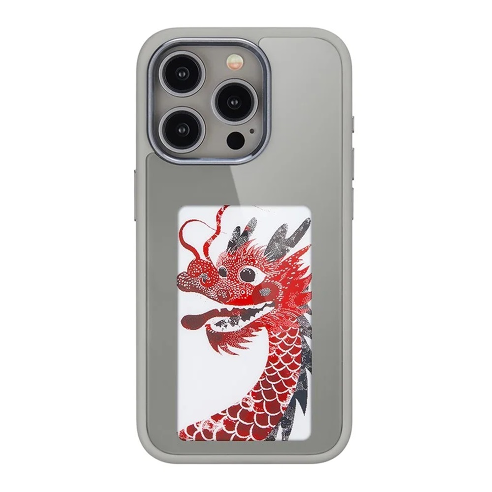 DIY Ink Screen Phone Case, 14 Pro Max,Grey - Image 2