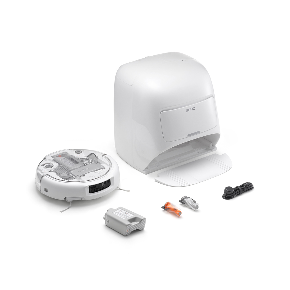 DJI Robot Vacuum Cleaner ROMO A, White - Image 4