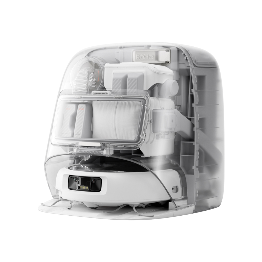 DJI Robot Vacuum Cleaner ROMO P, White - Image 2