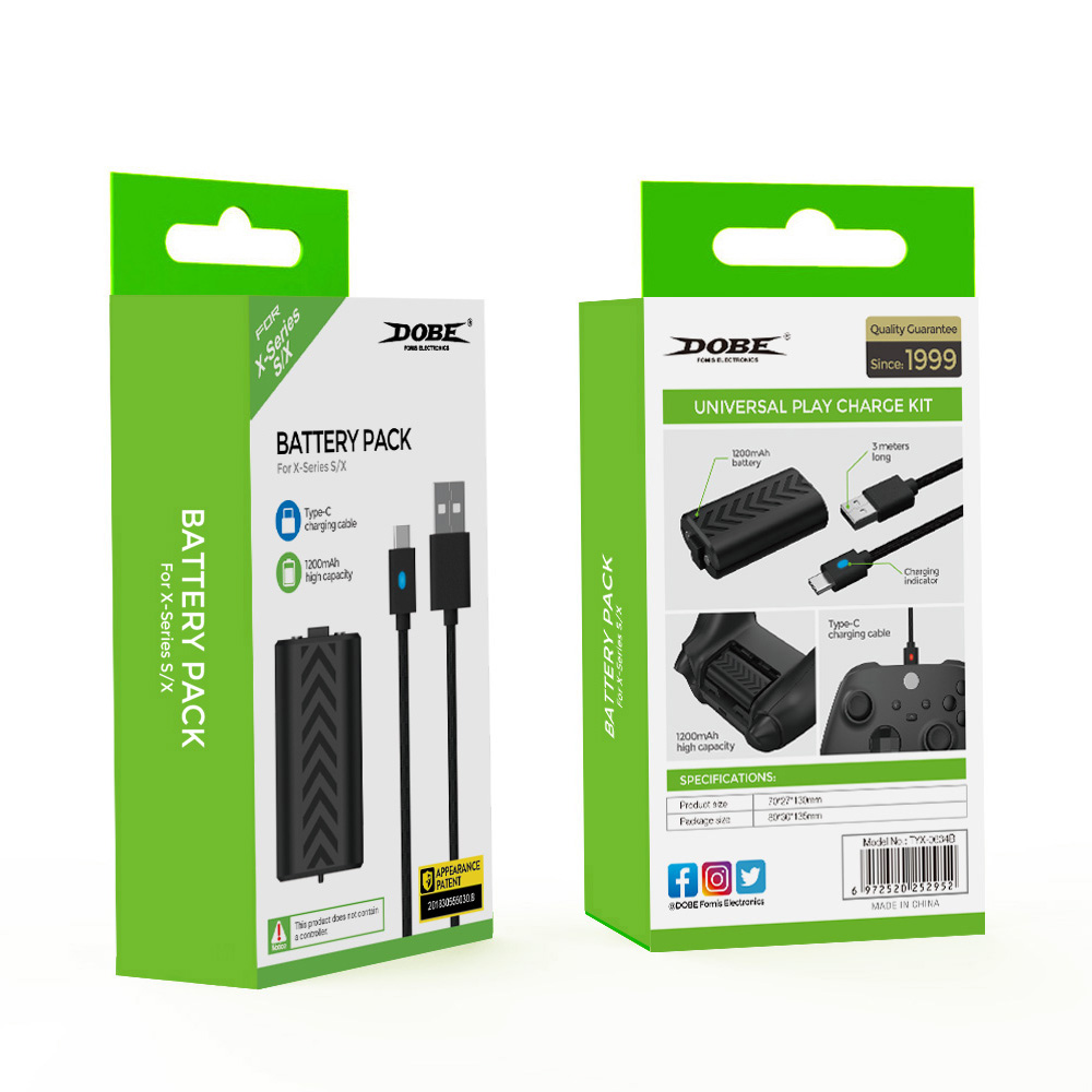 Dobe Battery Pack for Xbox One S/X, Black - Image 3