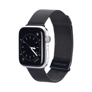 DUX DUCIS Strap Milanese Stainless Steel Apple Watch 42MM/44MM/45MM, Black