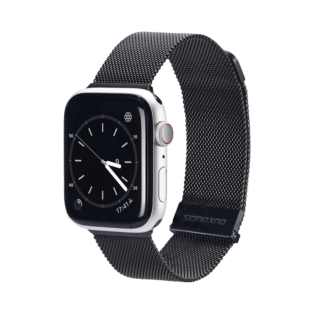 DUX DUCIS Strap Milanese Stainless Steel Apple Watch 42MM/44MM/45MM, Black