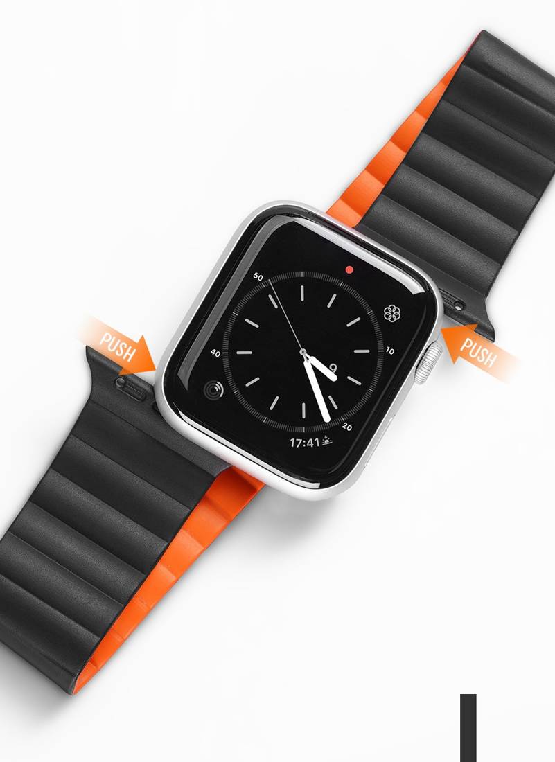 DUX DUCIS Strap Chain Version Apple Watch 38MM/40MM/41MM, Black - Image 3