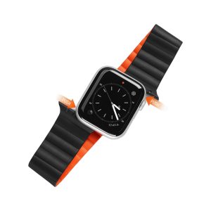 DUX DUCIS Strap Silicone Chain Apple Watch 42MM/44MM/45MM, Black