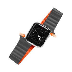DUX DUCIS Strap Silicone Chain Apple Watch 42MM/44MM/45MM, Grey
