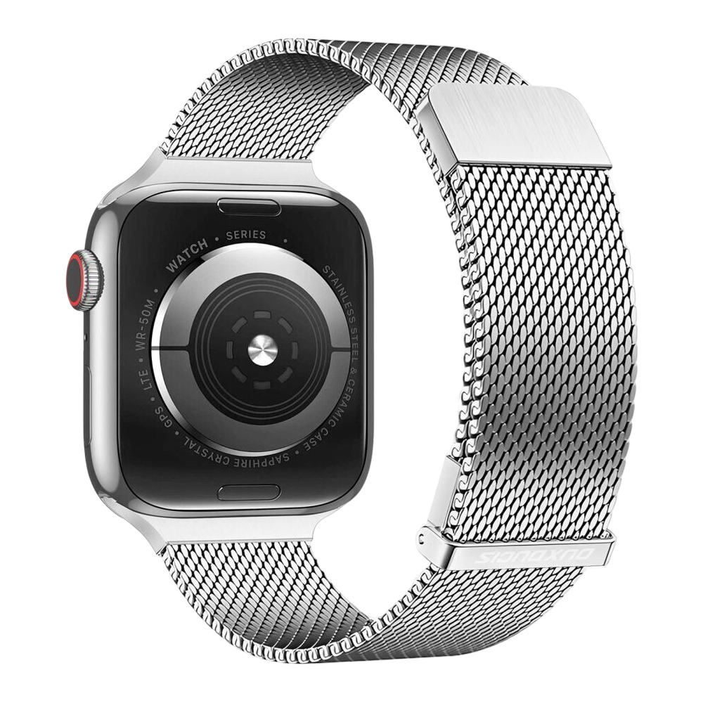 DUX DUCIS Strap Milanese Version Apple Watch 38MM/40MM/41MM, Silver - Image 2