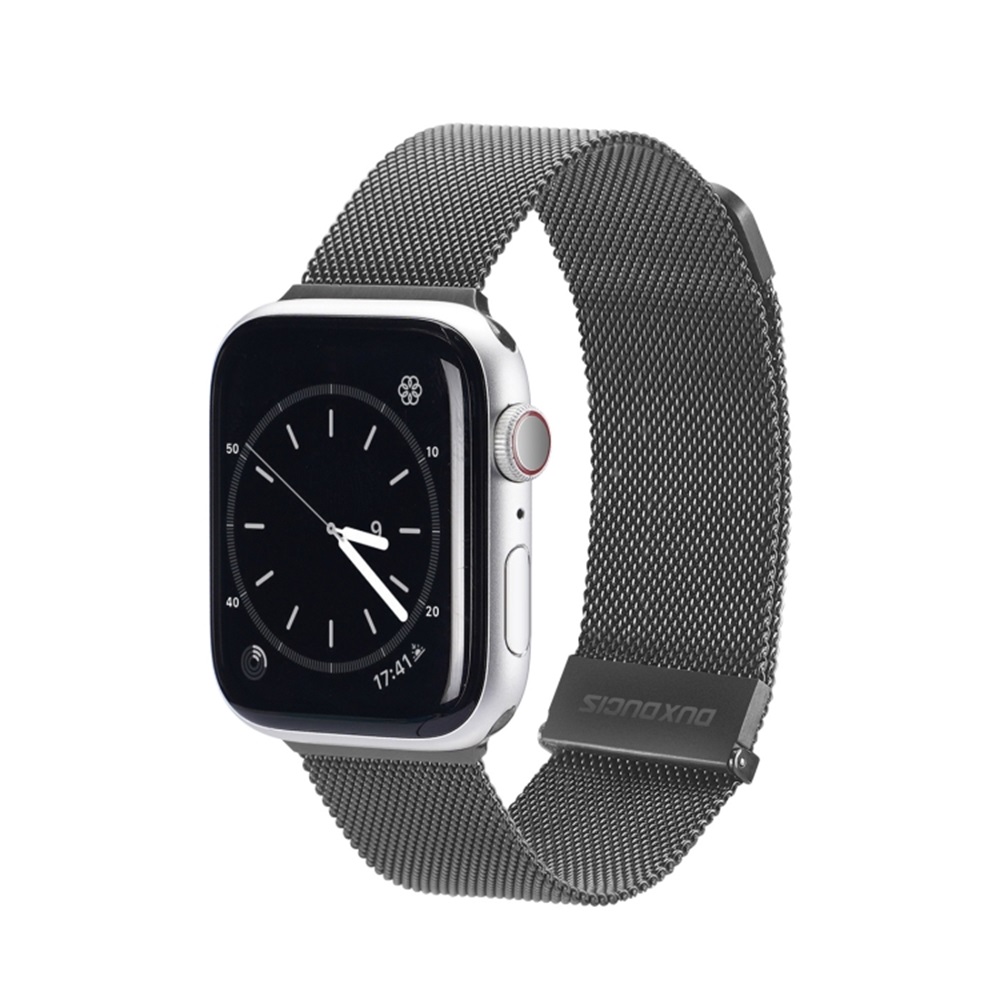 DUX DUCIS Strap Milanese Version Apple Watch 42MM/44MM/45MM, Gun Grey