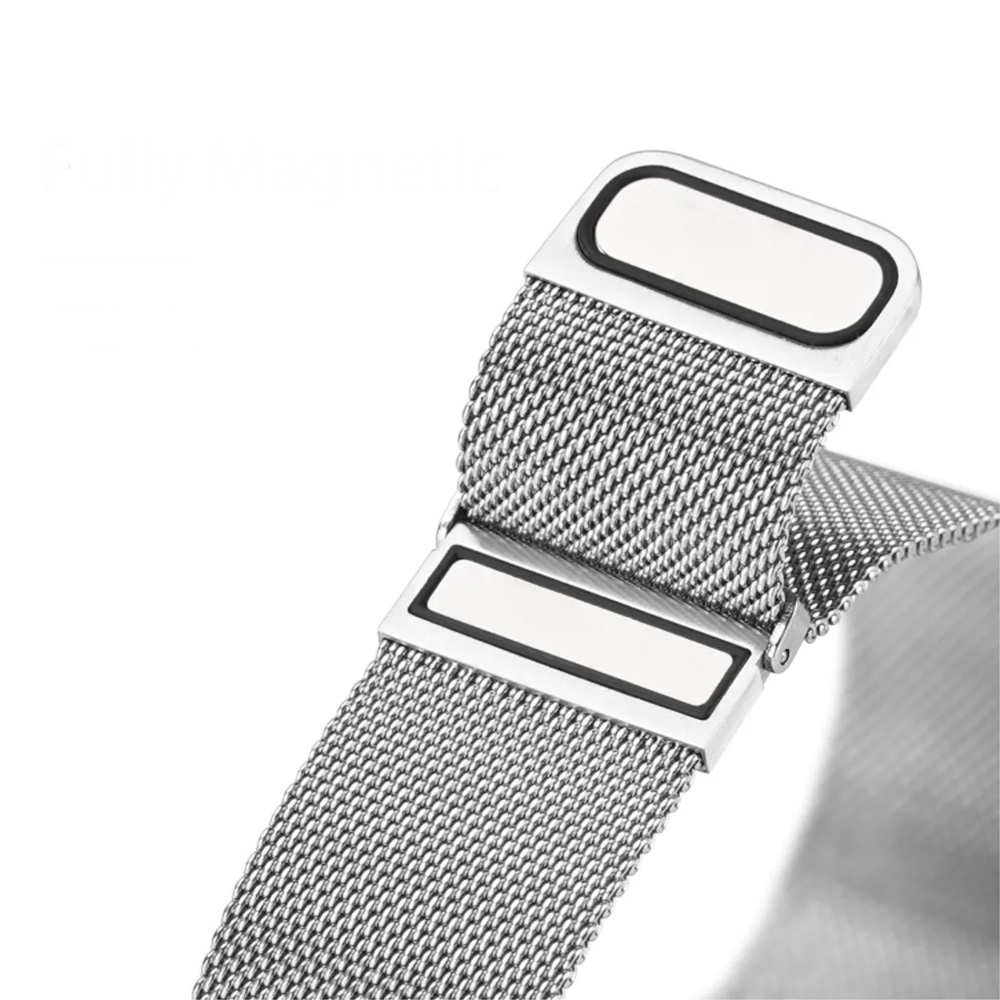 DUX DUCIS Strap Milanese Version Apple Watch 42MM/44MM/45MM, Silver - Image 2