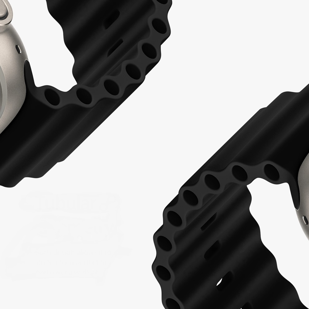 DUX DUCIS Strap Ocean Wave Version Apple Watch 42MM/44MM/45MM, Black - Image 3