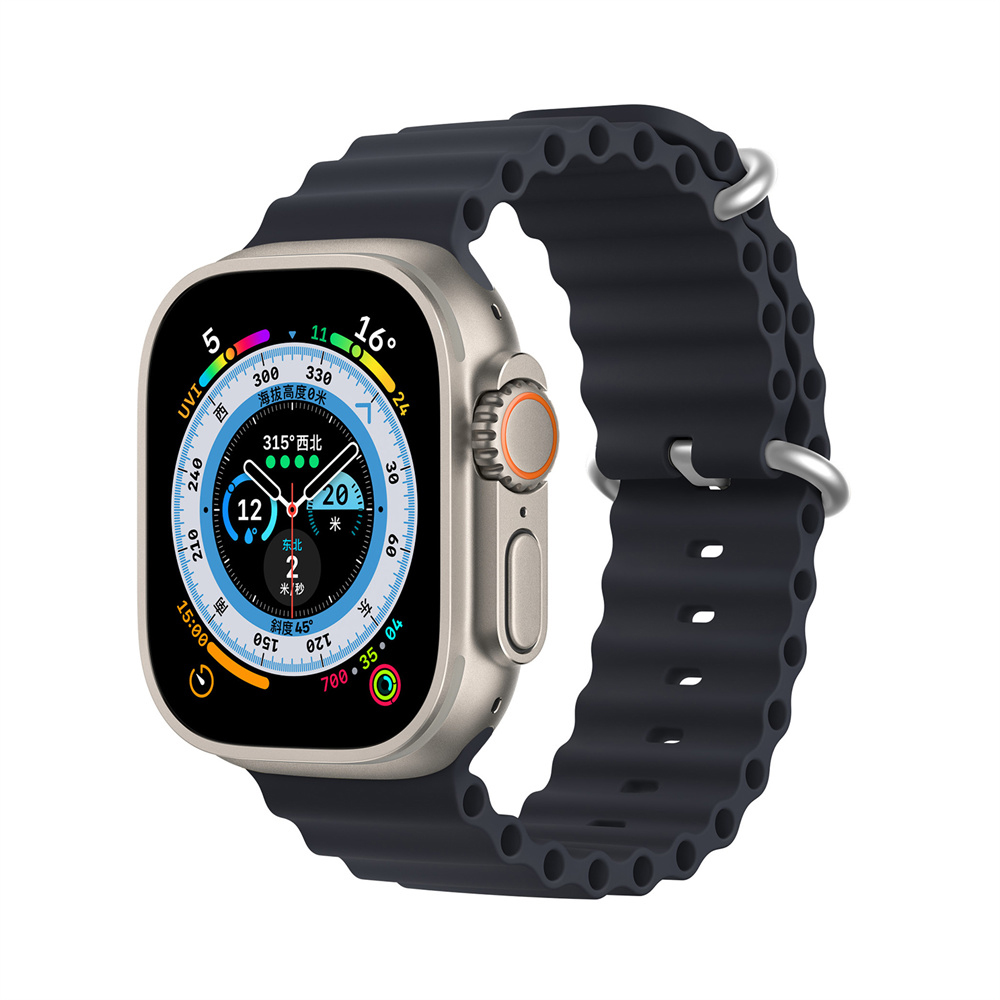 DUX DUCIS Strap Ocean Wave Version Apple Watch 42MM/44MM/45MM, Mid-Night Blue - Image 2