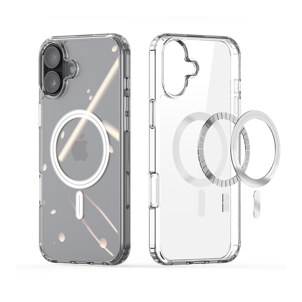 DUX DUCIS Case TPU for iPhone 16 Plus Clin with MagSafe, Clear - Image 2