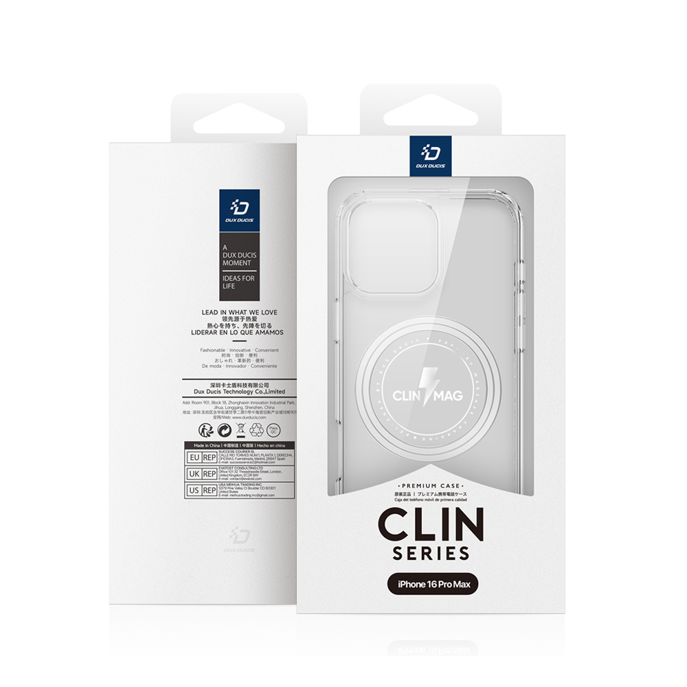 DUX DUCIS Case TPU for iPhone 16 Pro Max Clin with MagSafe, Clear - Image 3