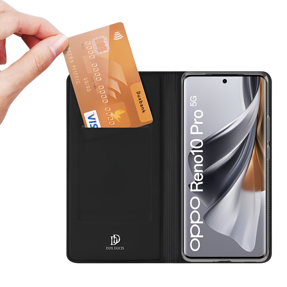 DUX DUCIS Case Flip SkinPro OPPO Reno 10/10Pro, Black - Image 3