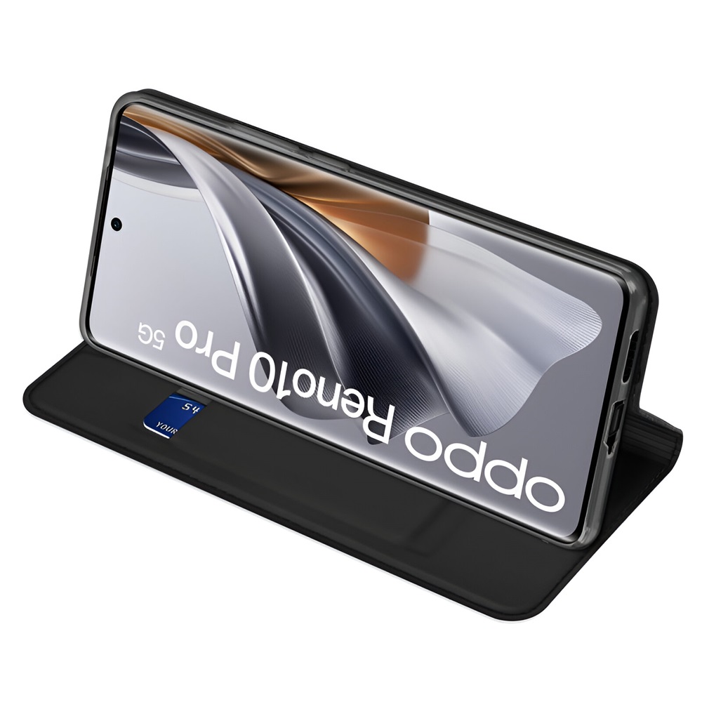 DUX DUCIS Case Flip SkinPro OPPO Reno 10/10Pro, Black - Image 4