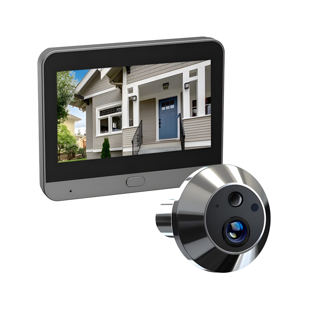 Smart Doorbell with display and video peep ED-300PD, Tuya App - Image 2