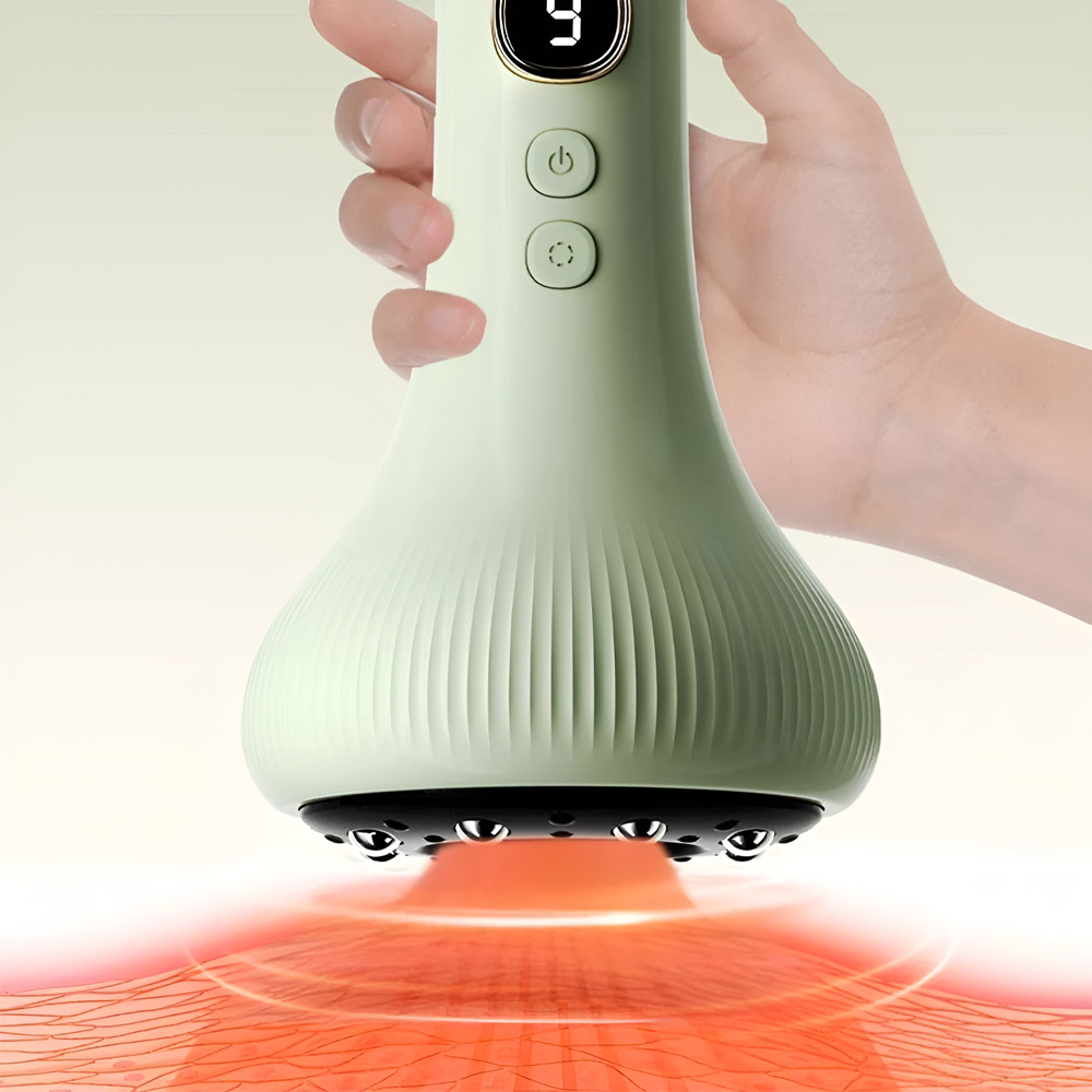 Electric Gua Sha Instrument Cupping All-In-One Machine, Green - Image 3