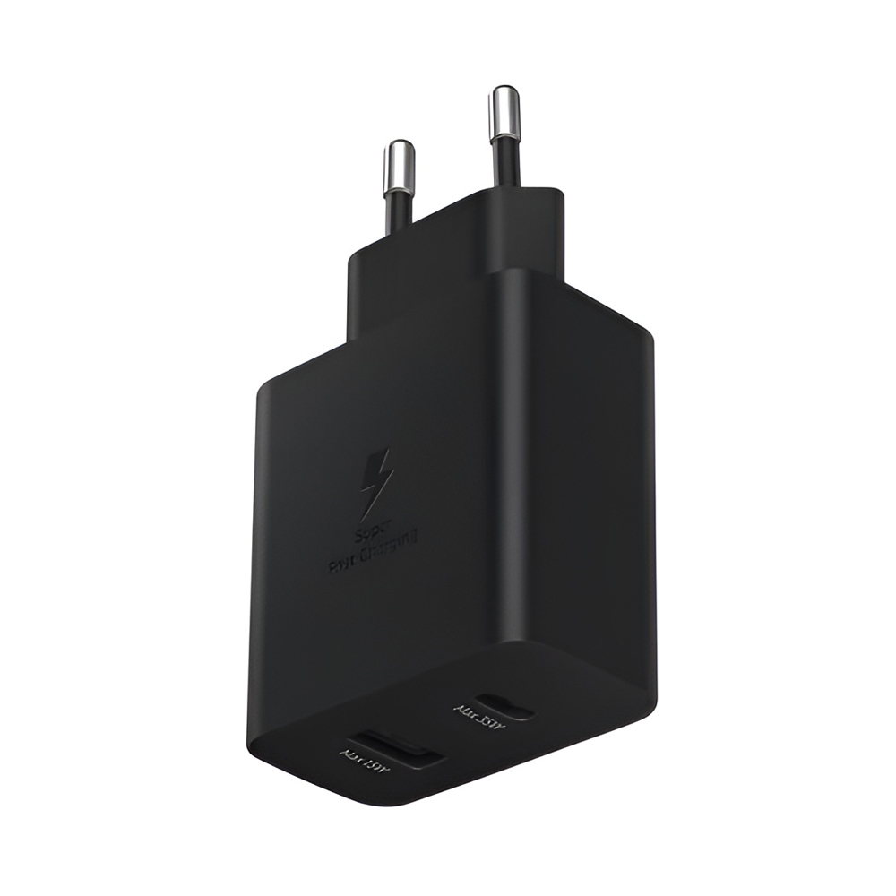 Samsung Wall Charger 1xType-C +1xType-A Super Fast Charging 35W Duo, Black - Image 2