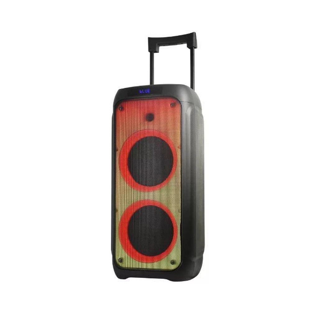 Eden Party Speaker ED-1016 with 2 Wireless Microphones 100W, 10", Black - Image 2