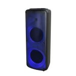 Eden Party Speaker ED-1007 with 2 Wireless Microphones 100W, Black