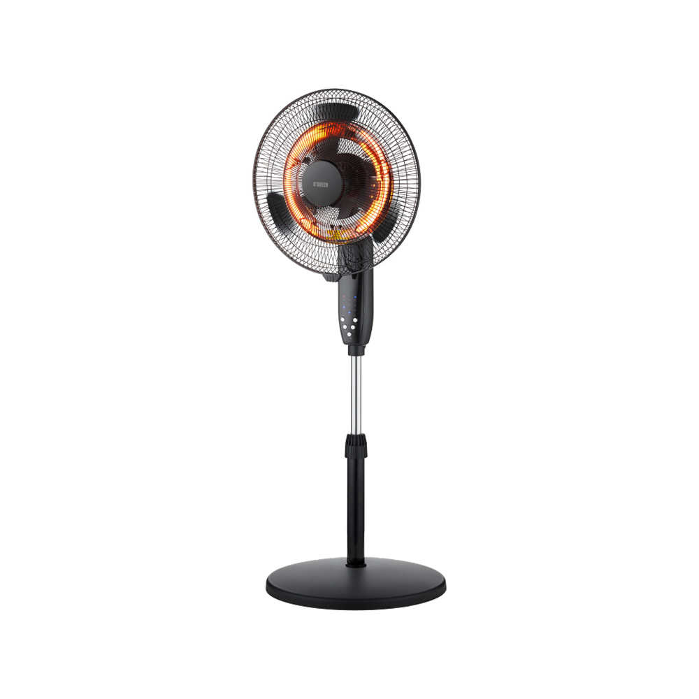 NOVEEN Standing Fan F740 2in1 with heating function Smart Tuya 16"/40cm, Black - Image 2