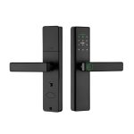 Smart Lock with Fingerprint Outdoor, Password. Tuya APP G518, Black