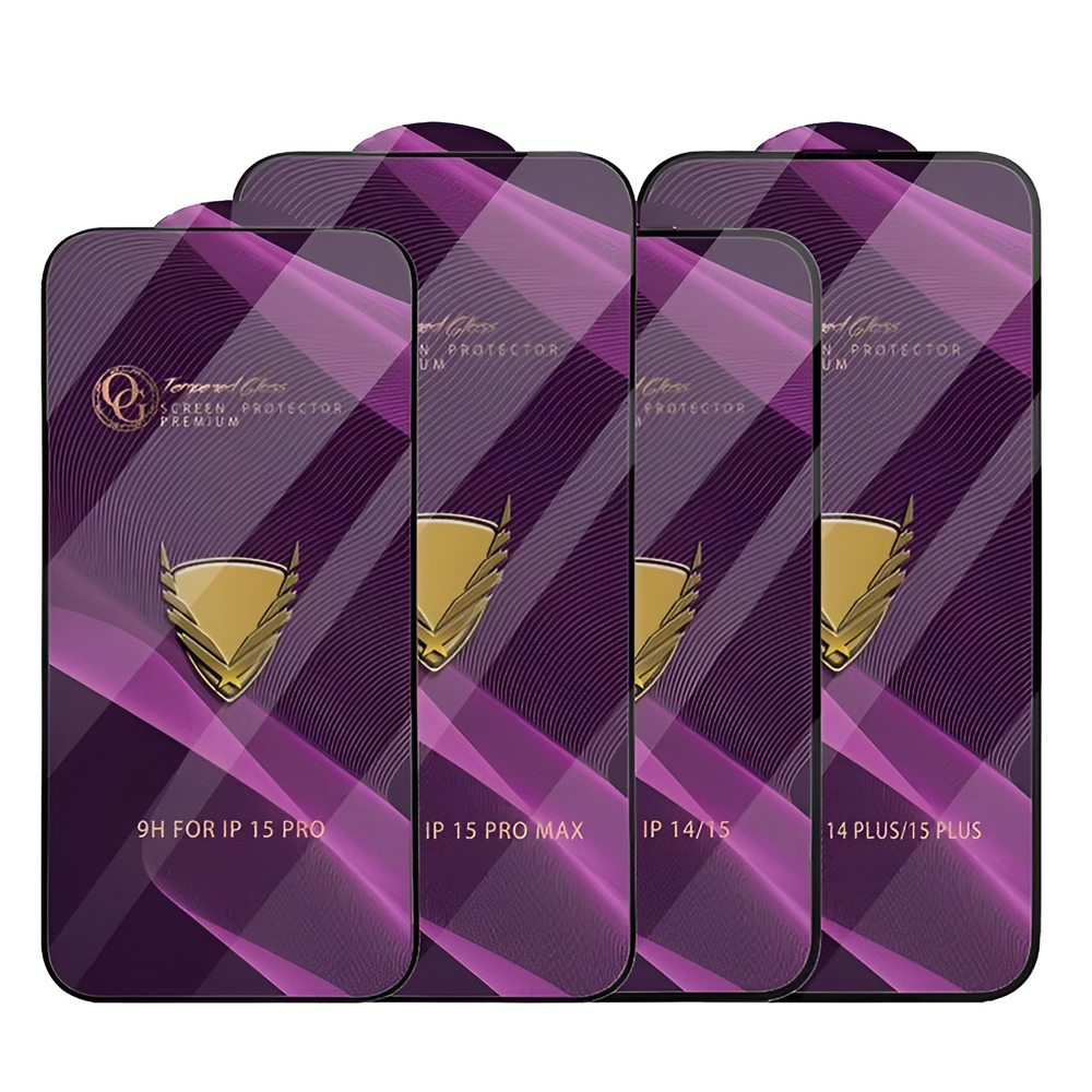 GA Tempered Glass for Iphone 15, Black (10pcs) - Image 3
