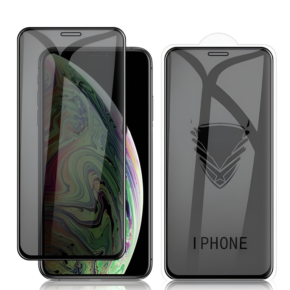 GA Tempered Glass Privacy for Iphone 15 Pro, Black (10pcs) - Image 2