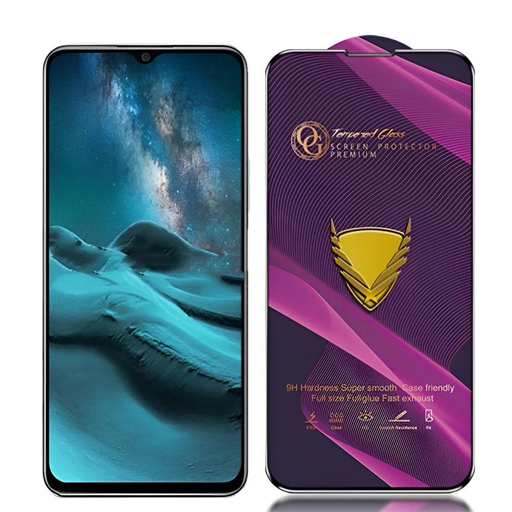 GA Tempered Glass for Samsung A06, Black (10pcs) - Image 2